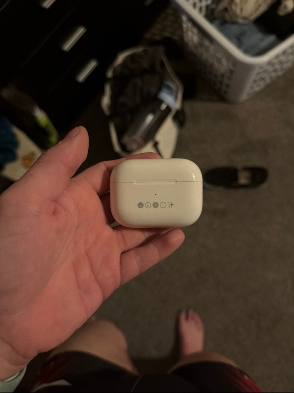 AirPods with engraving